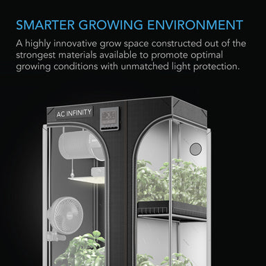 AC INFINITY CLOUDLAB 632D, 2-IN-1 ADVANCE GROW TENT 3X2, 2000D MYLAR CANVAS, 36" X 24" X 72" Smarter Growing Environment