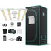 Mars Hydro FC-E4800 LED Grow Light + 4'X4' 48"X48"X80" Complete Grow Tent Kit Items
