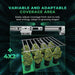 MARS HYDRO SMART FC-E1000W CO2 PLUS SCALABLE 1000W LED GROW LIGHT Variable and Adaptable Coverage Area