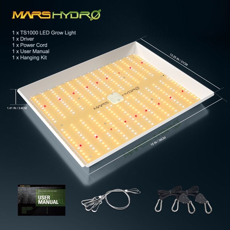 MARS HYDRO TS 1000 FULL SPECTRUM DIMMABLE 150W LED GROW LIGHT Equipment